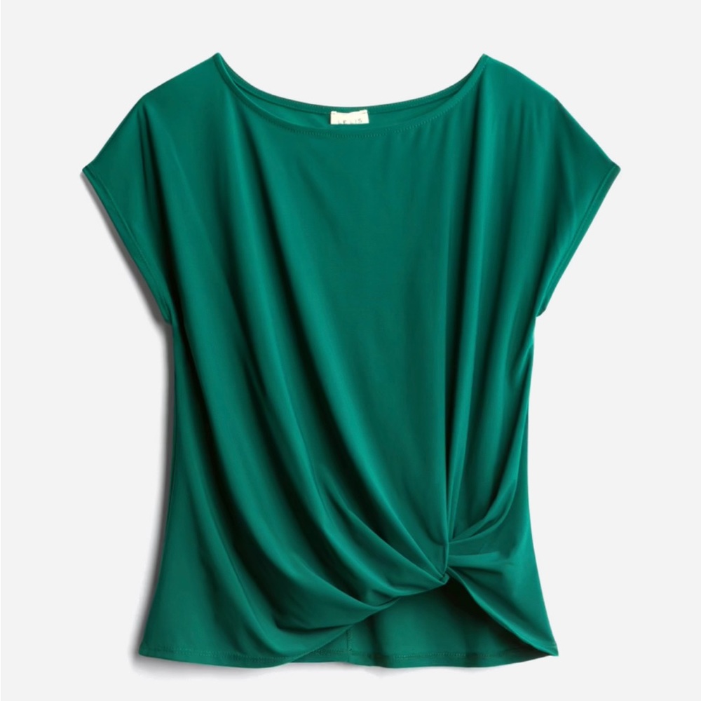 NEVER WORN Le Lis Laxmi Dolman Knot Hem Knit Top